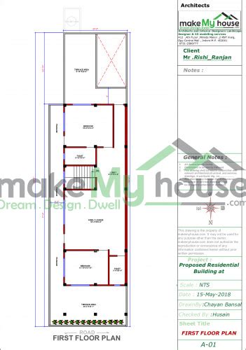 20*70 House plan, 1400 SqFt Floor Plan duplex Home Design- 1106