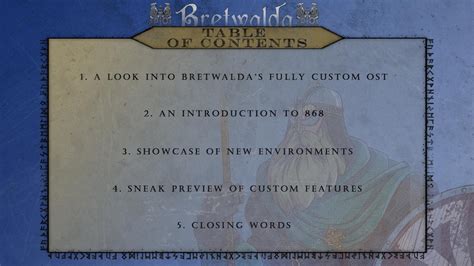 Bretwalda Devlog 0.5 | Music, Maps, and Custom Features news - ModDB