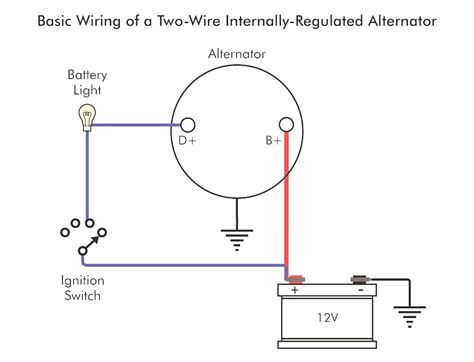 One Wire Alternator Wiring Diagram Chevy