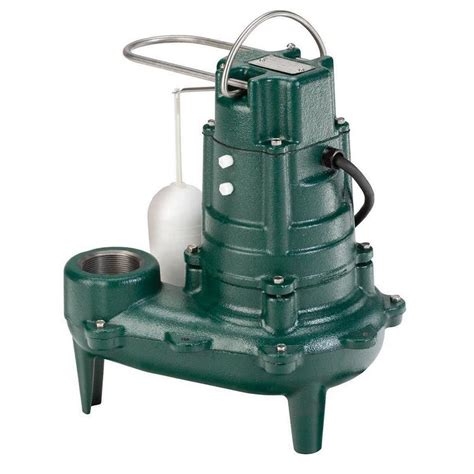 Zoeller 0.5-HPCast Iron Sewage Sump Pump at Lowes.com