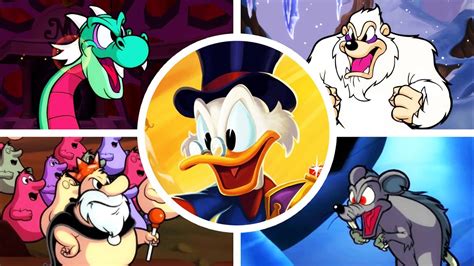 DuckTales Remastered - All Bosses + Ending - YouTube