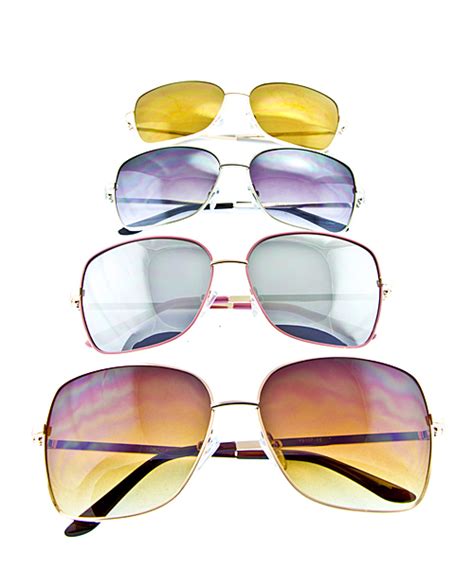 gorgeous square metal lenses - City Sunglass