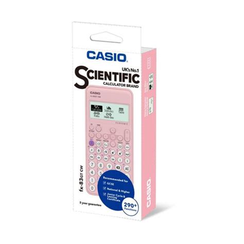 Casio Classwiz Scientific Calculator Pink FX-83GTCW-PK-W-UT