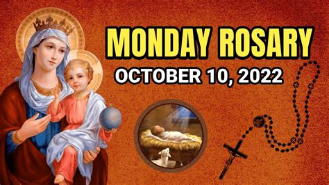 Monday Rosary - Joyful Mysteries, October 10, 2022 ️ Holy Rosary for Monday | Rosary Today - YouTube