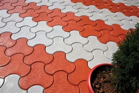 Interlocking Paver Tile at Rs 38/square feet | इंटरलॉकिंग पेवर - The Andhra Tiles & Marble ...