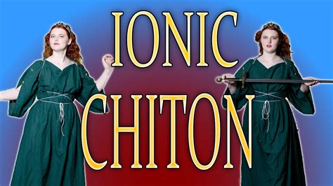 Sewing an Ionic Chiton - YouTube