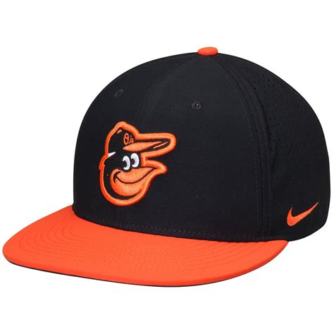 Men's Baltimore Orioles Nike Black/Orange Aero True Performance Adjustable Hat