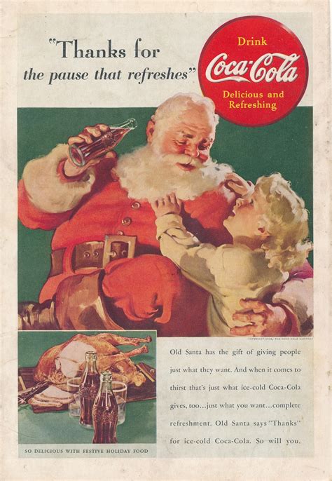 SANTA CLAUS AND COCA COLA