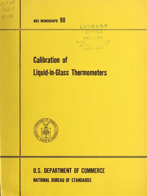 Calibration of Liquid in Glass Thermometer | PDF | Thermometer ...