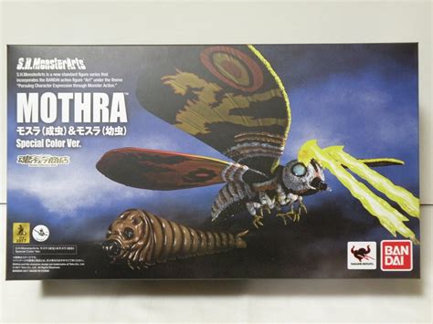 S.H.MonsterArts Mothra & Mothra larva Figures Special Color Ver. 4549660158264 | eBay