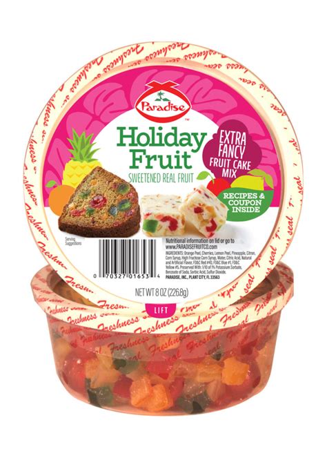 Candied Fruit, Buy Paradise Extra Fancy Fruitcake Mix