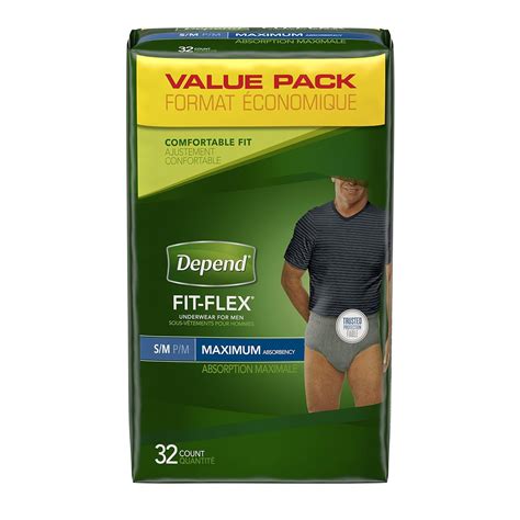 Adult Diapers Mens Incontinence Underwear S/M Depend FIT FLEX | eBay