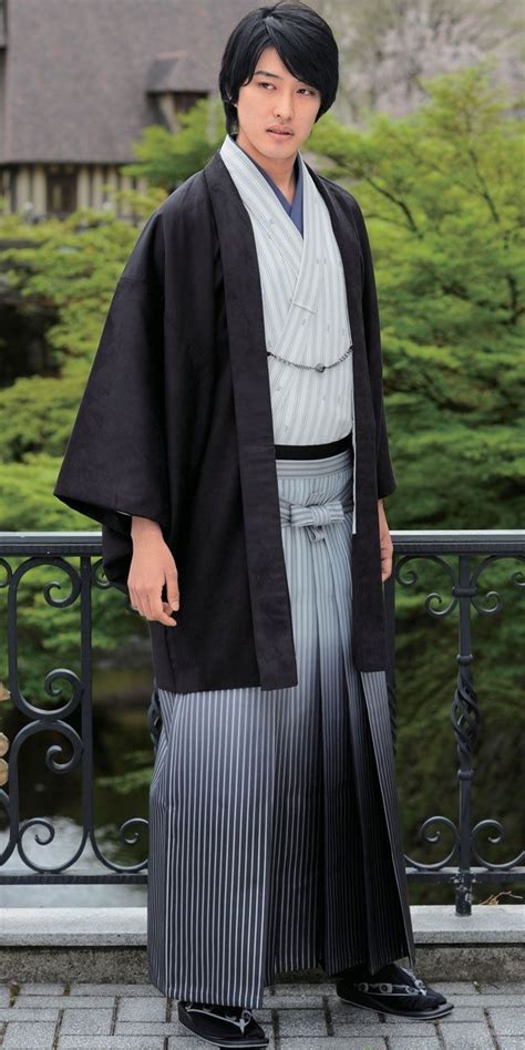 men's kimono hakama - Google Search | Japanese outfits, Japanese ...