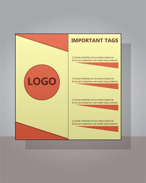Abstract flyer design background brochure template vector ai eps | UIDownload
