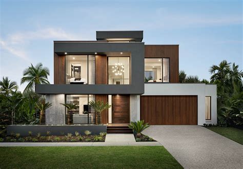 Signature by Metricon Modena - Facade | Facade house, Contemporary house exterior, Modern ...