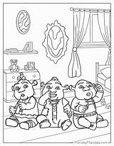 Ogre Baby Shrek Coloring Pages sketch template