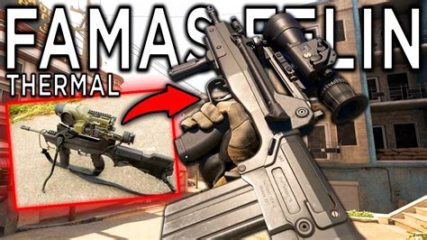 THERMAL FAMAS FÉLIN Tactical Rifle in Modern Warfare 2 Gameplay - YouTube