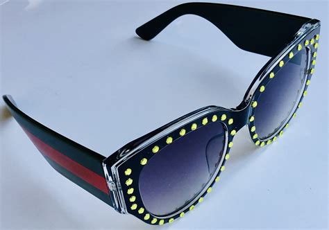 Women's Gold Studded Sunglasses - Can You See Me Eyewear