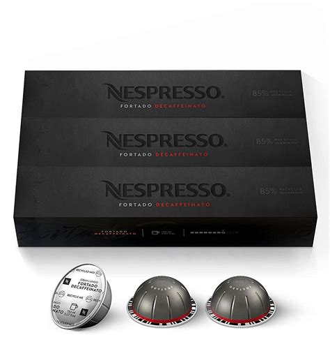 NESPRESSO Vertuo FORTADO DECAFFEINATO GRAN LUNGO Coffee Capsule เนสเพรสโซ เวอทัว โฟรทาโด้ ดีคาฟ ...