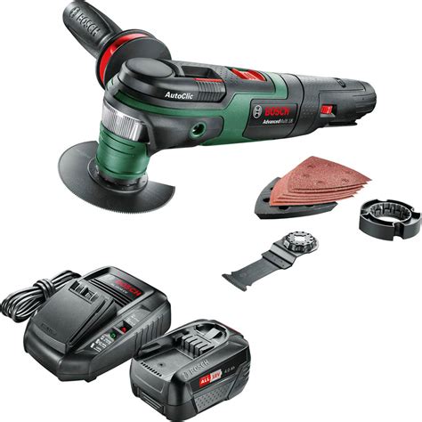 Bosch UNIVERSALMULTI 12 LI 12v Cordless Starlock Oscillating Multi Tool 2 x 2.5ah Li-ion Charger ...