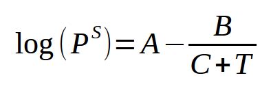 Antoine Equation Formula - RonaldknoeBurton