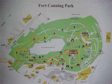 Singapore - Fort Canning Park - Running Maps in the World