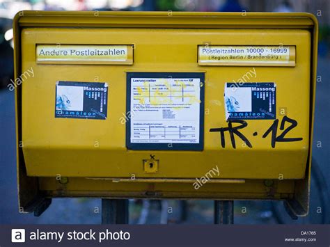 German Post Office mailbox Stock Photo, Royalty Free Image: 57805277 - Alamy