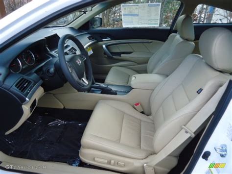 Ivory Interior 2012 Honda Accord EX-L Coupe Photo #62949060 | GTCarLot.com