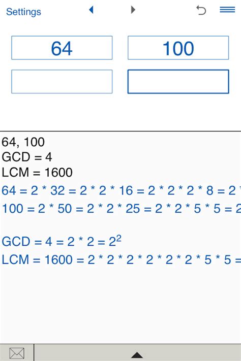 GCD and LCM calculator - Android Apps on Google Play