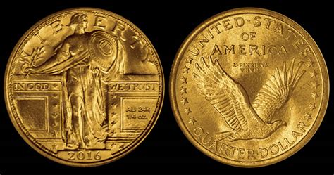 2016 Gold Standing Liberty Quarter Mintage Announced | Coin News