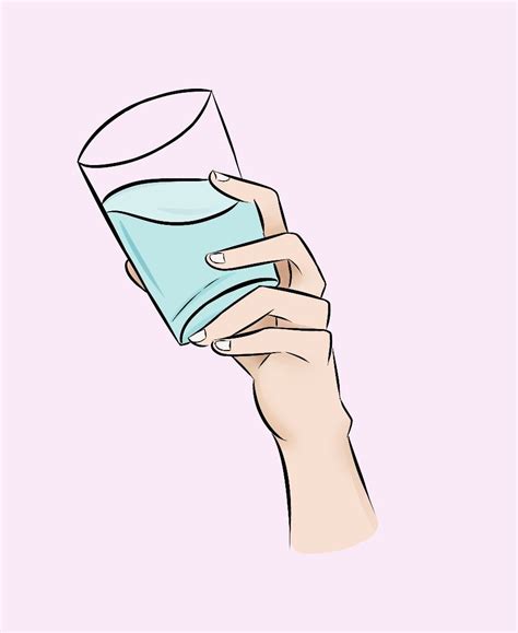 Drink More Water Already Hand, hand drawing, hand reference, drinking ...