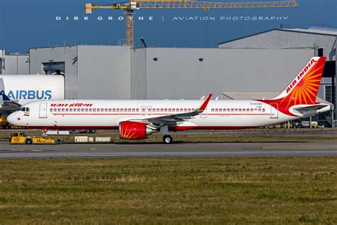 Air India's First Airbus A321neo Spotted in Hamburg - AVS