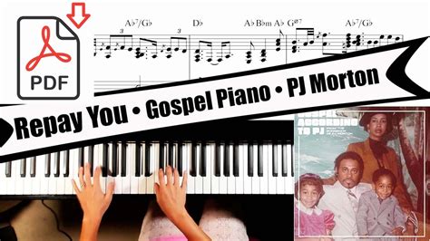 [sheet music] Piano Arrangement - Repay You (feat. J Moss) - PJ Morton ...