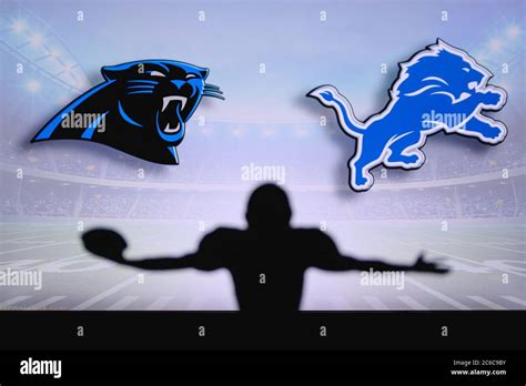 Carolina Panthers vs. Detroit Lions. NFL Game. American Football League ...