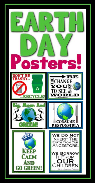 Earth day posters | Earth day posters, Earth day activities, Earth day