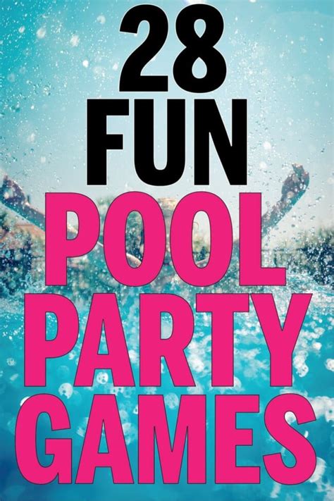 28 Swimming Pool Games Everyone Will Love - Play Party Plan