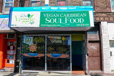 Vegan Caribbean Soul Food Restaurant Real Veggie Cafe Opens in Jamaica, Queens - Eater NY