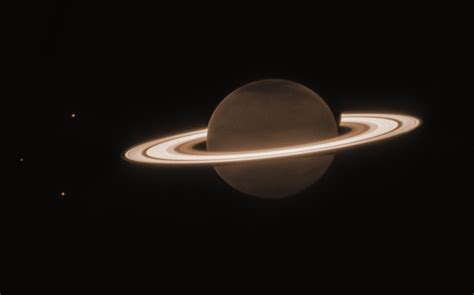 Saturn's rings glow bright in Webb Space Telescope's latest cosmic shot ...