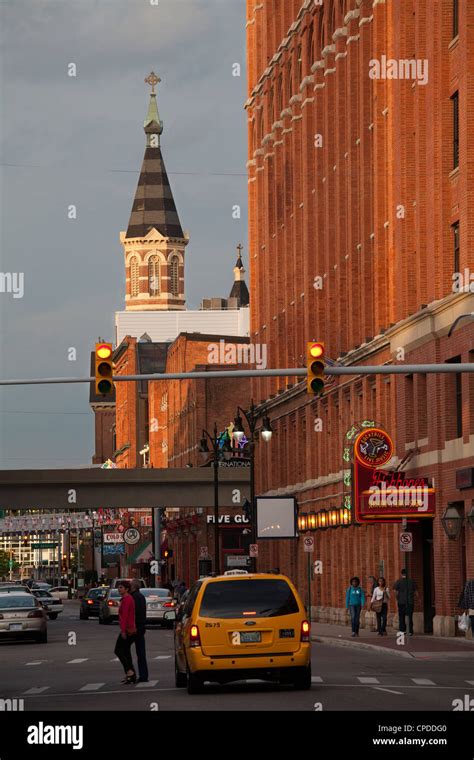 Greektown nightlife, Detroit, Michigan Stock Photo - Alamy