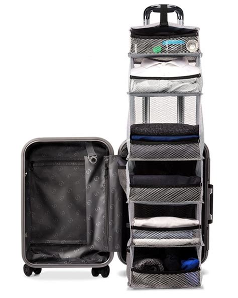 solgaard's lifepack suitcase is a 6-pocket carry-on closet