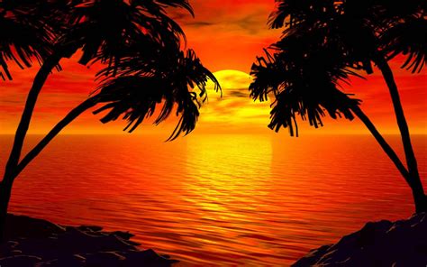 Paradise Sunset Wallpapers - Wallpaper Cave