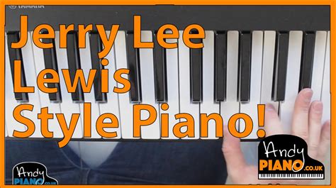 EASY Jerry Lee Lewis Style Piano Tricks for Beginners! - YouTube