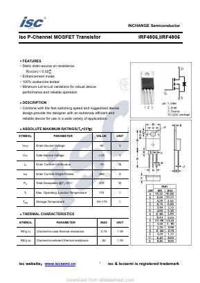 IRF4905 Datasheet PDF - Inchange Semiconductor