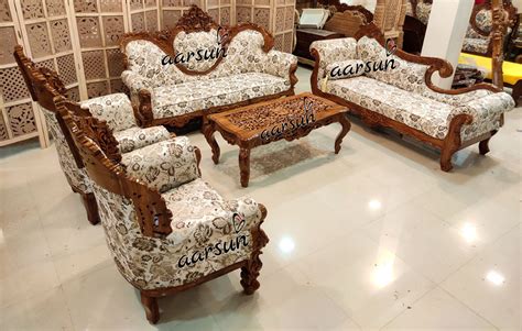 Teak Wood Dilwala Sofa Set YT-172