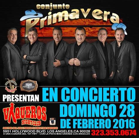 Conjunto Primavera Tickets 02/28/16