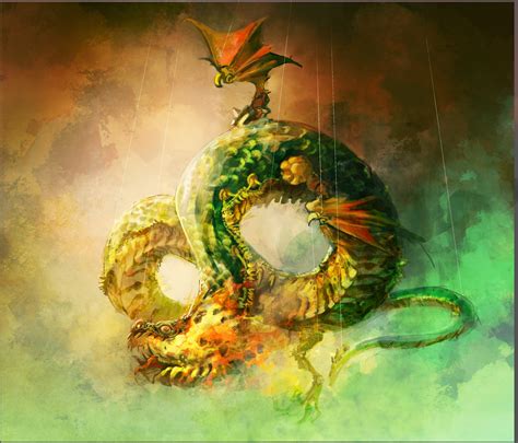 Online crop | green and red dragon digital wallpaper, Castlevania: Lords of Shadow, concept art ...
