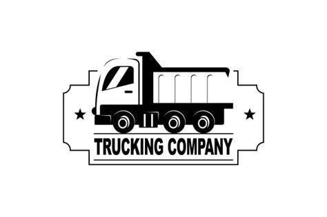 Trucking Company Logo. Emblem Logo Graphic by 2qnah · Creative Fabrica