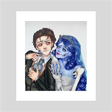 Victor and Emily, an art print by scream - INPRNT