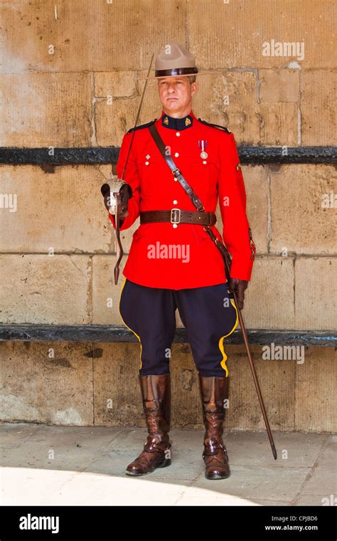 Royal Canadian Mounted Police in London Stock Photo - Alamy