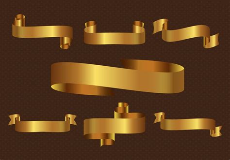 Free Gold Ribbon Vector 109151 Vector Art at Vecteezy